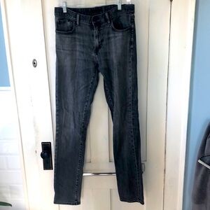 Mens Uniqlo charcoal jeans 31 x 34